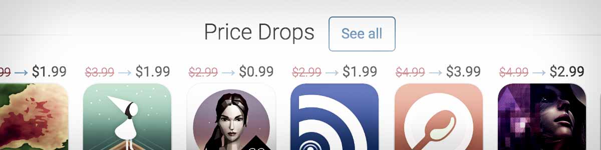 new feature: price drops