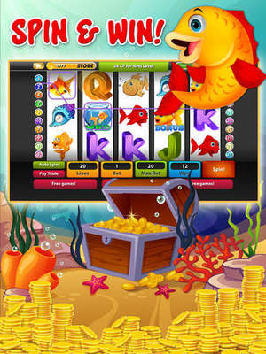 goldfish slot machine topper