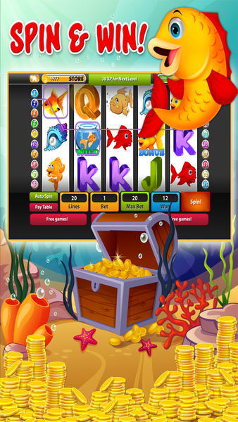 goldfish feeding time castle slot machine
